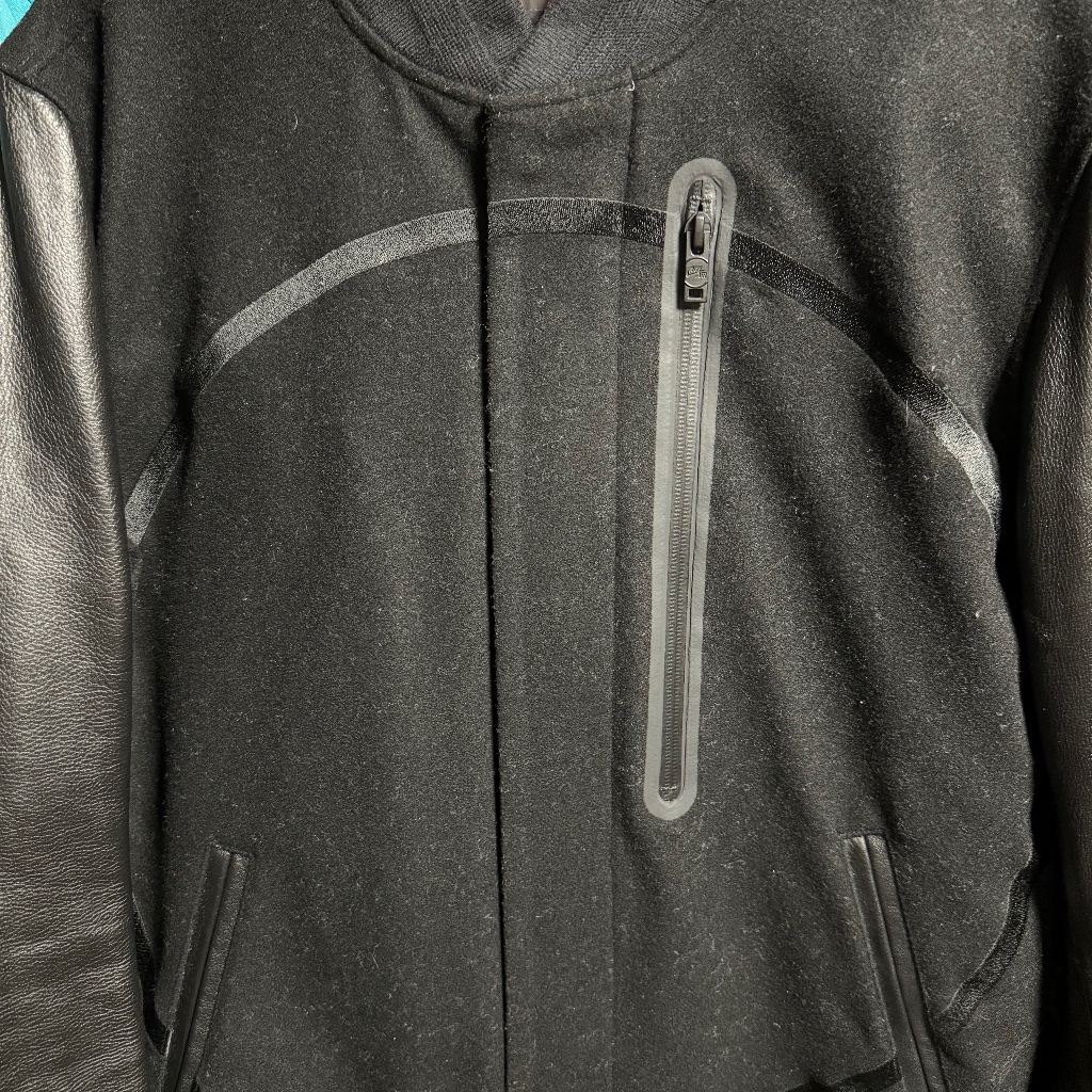 Nike Air Wool/Leather Bomber/Varsity Jacket